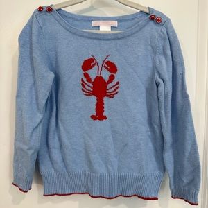 Janie and Jack Girls 4T Lobster Sweater